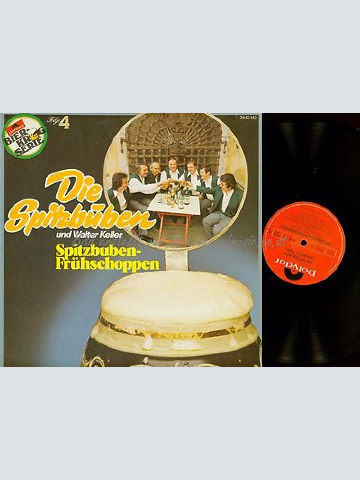 LP--DIE SPITZBUBEN FRÜHSCHOPPEN--BIERKRUG SERIE FOLGE 4