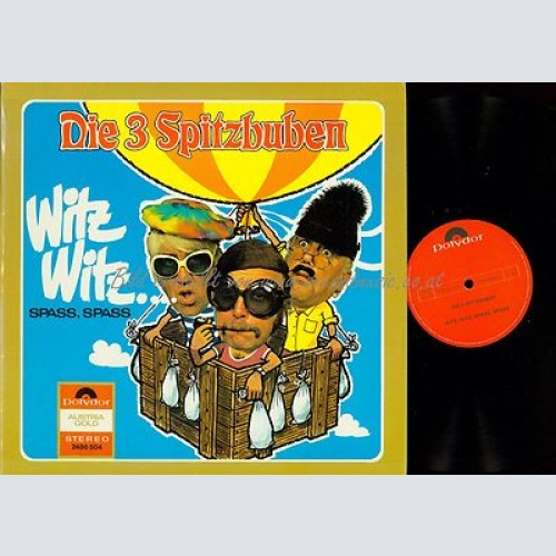 LP--DIE 3 SPITZBUBEN WITZ WITZ