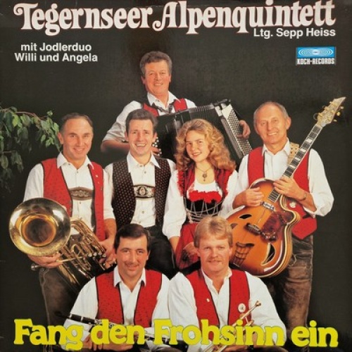 LP, Album Tegernseer Alpenquintett Mit Jodlerduo Willi & Angela Ltg. Sepp Hei...