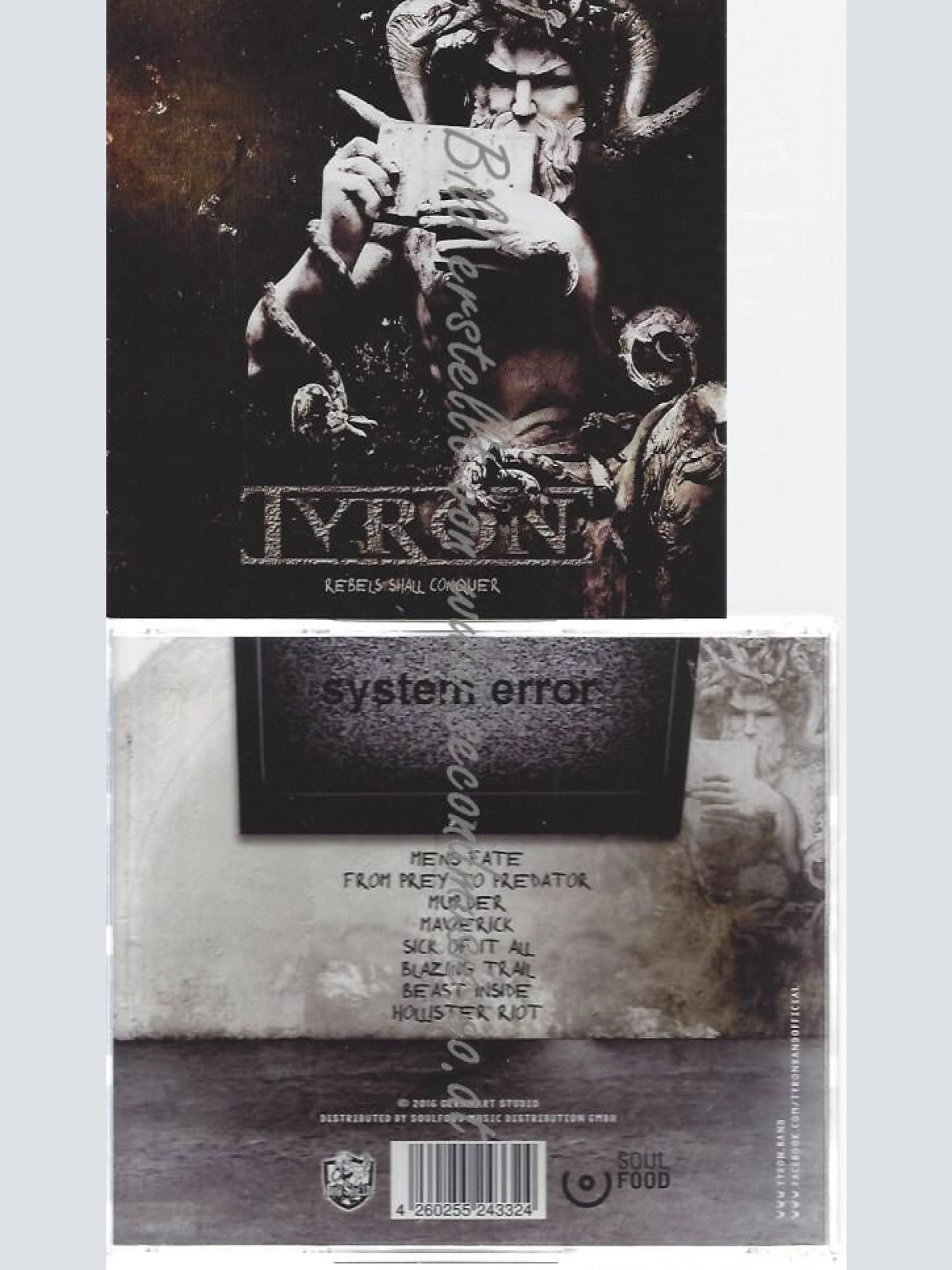 CD--TYRON--    REBELS SHALL CONQUER