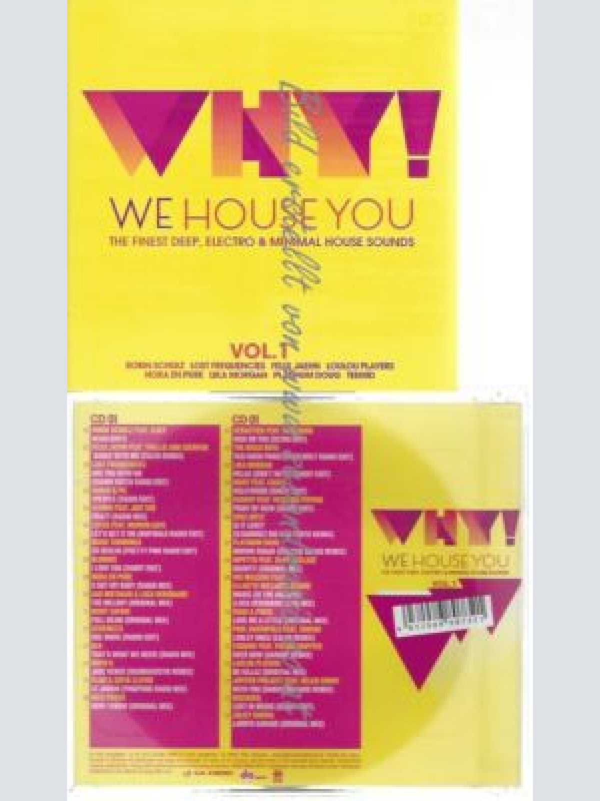 CD--VARIOUS--    WHY!-WE HOUSE YOU THE FINEST DEEP,ELECTRO & MINI | DOPPEL-CD