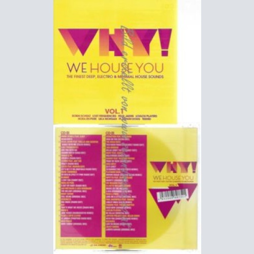 CD--VARIOUS--    WHY!-WE HOUSE YOU THE FINEST DEEP,ELECTRO & MINI | DOPPEL-CD