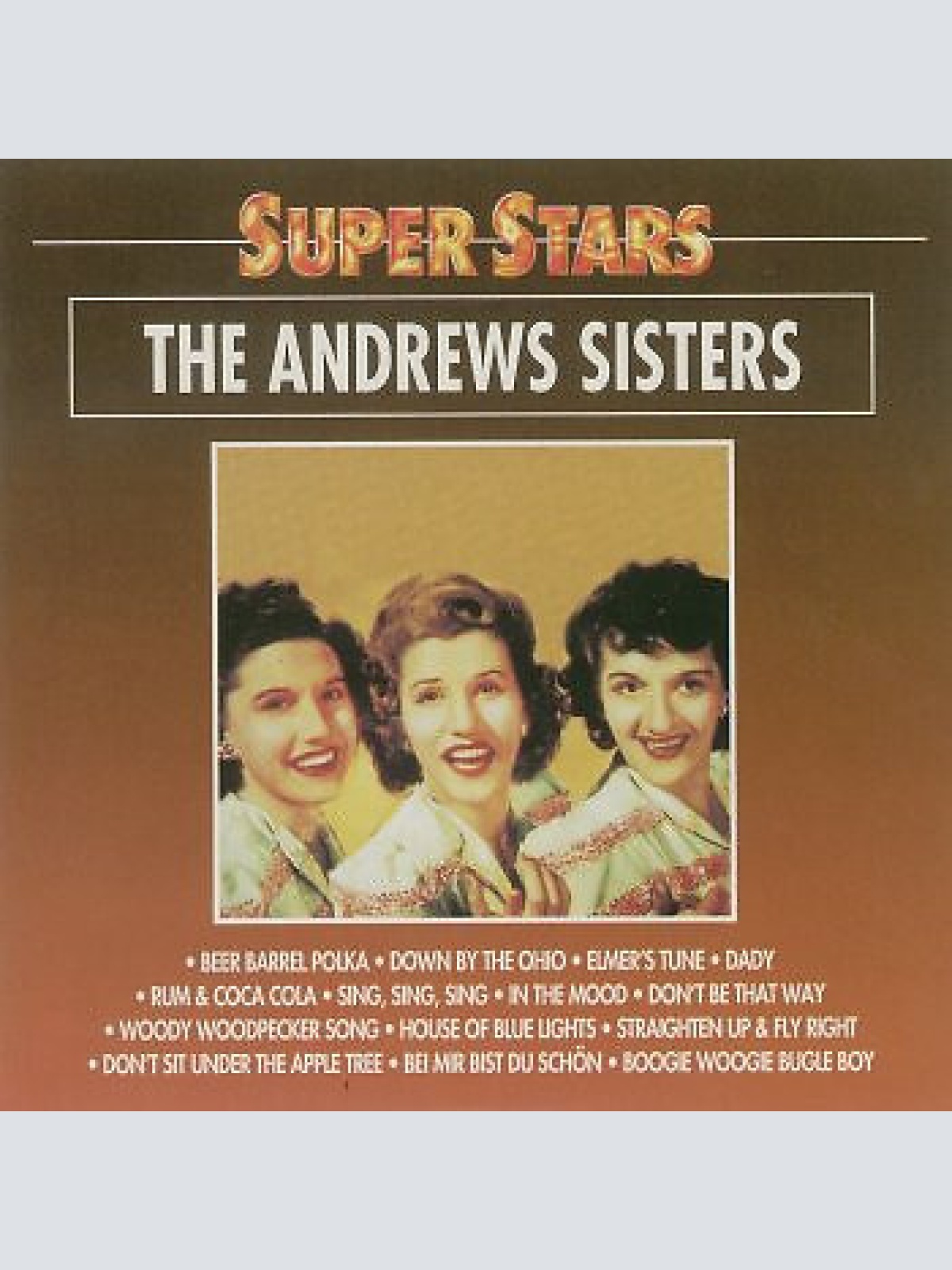 CD, Comp The Andrews Sisters - Super Stars