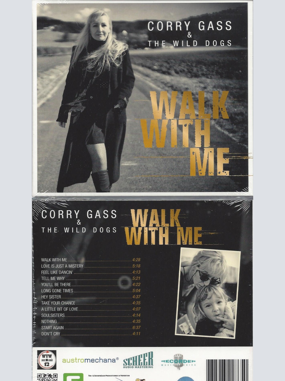 CD--  Walk With Me Gass,Corry & the Wild Dogs