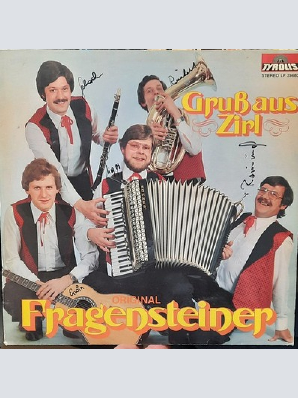 LP, Album Original Fragensteiner - Gruß Aus Zirl
