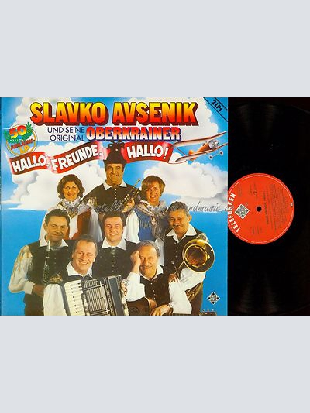 LP--SLAVKO AVSENK --HALLO FREUNDE HALLO --2 LP
