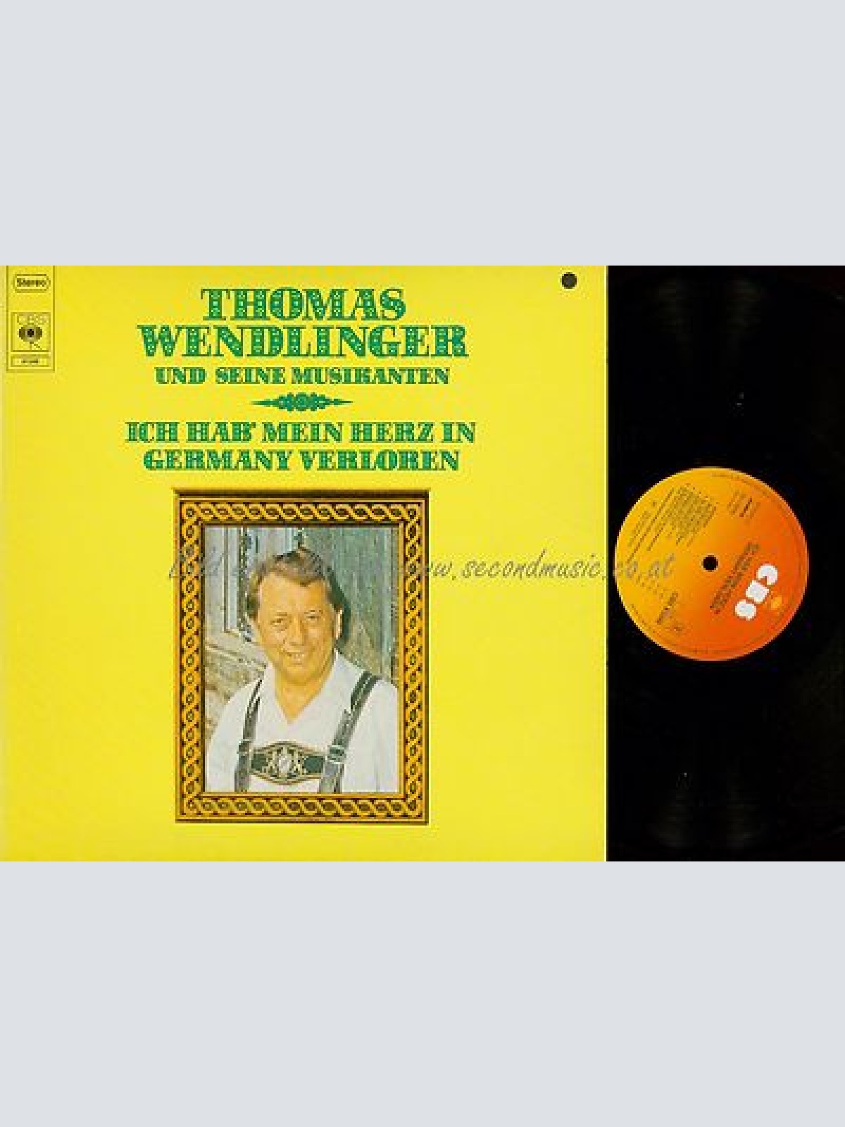 LP--THOMAS WENDLINGER ICH HAB MEIN HERZ IN GERMANY VERLOREN