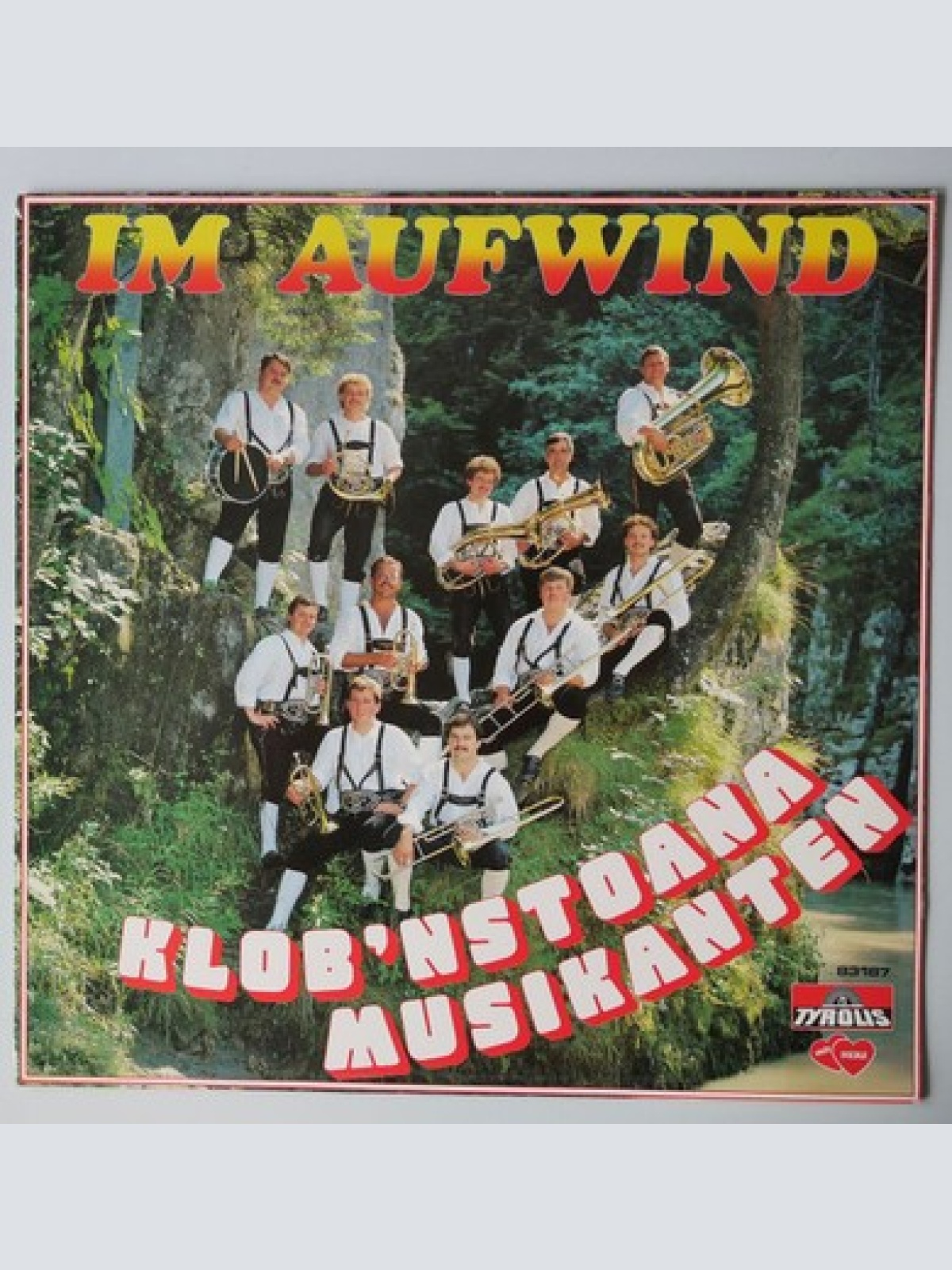 LP, Album Klob'nstoana Musikanten - Im Aufwind