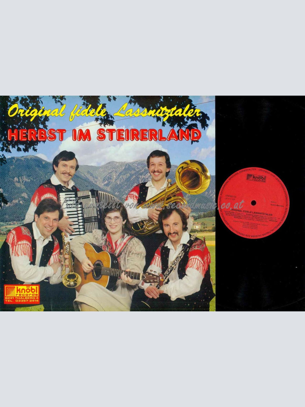 LP--Original fidelen Lassnitztaler -- Herbst in Steirerland   / NM