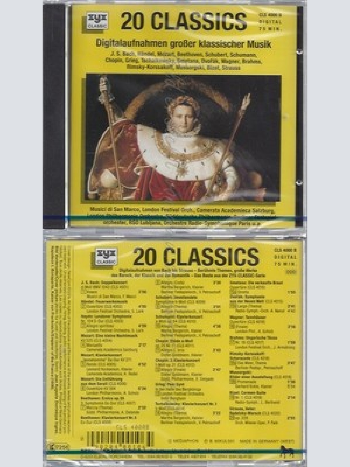 CD--NM-SEALED-BACH-HAENDEL-MOZART-BEETHOVEN, BACH -KOMPONIST-, HÄNDEL UND MOZAR