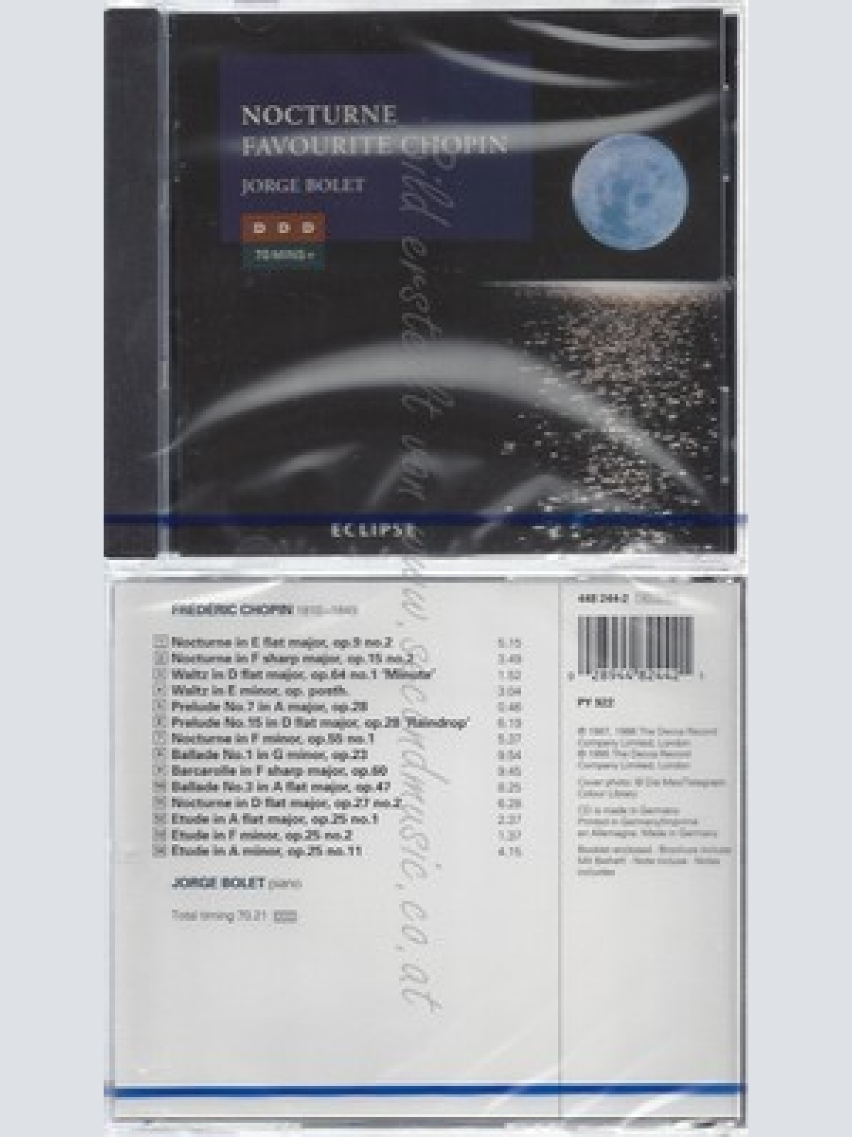 CD--NM-SEALED-ALZER/PRE... / JORGE BOLET UND FREDERIC CHOPIN -KOMPONIST- -1995-