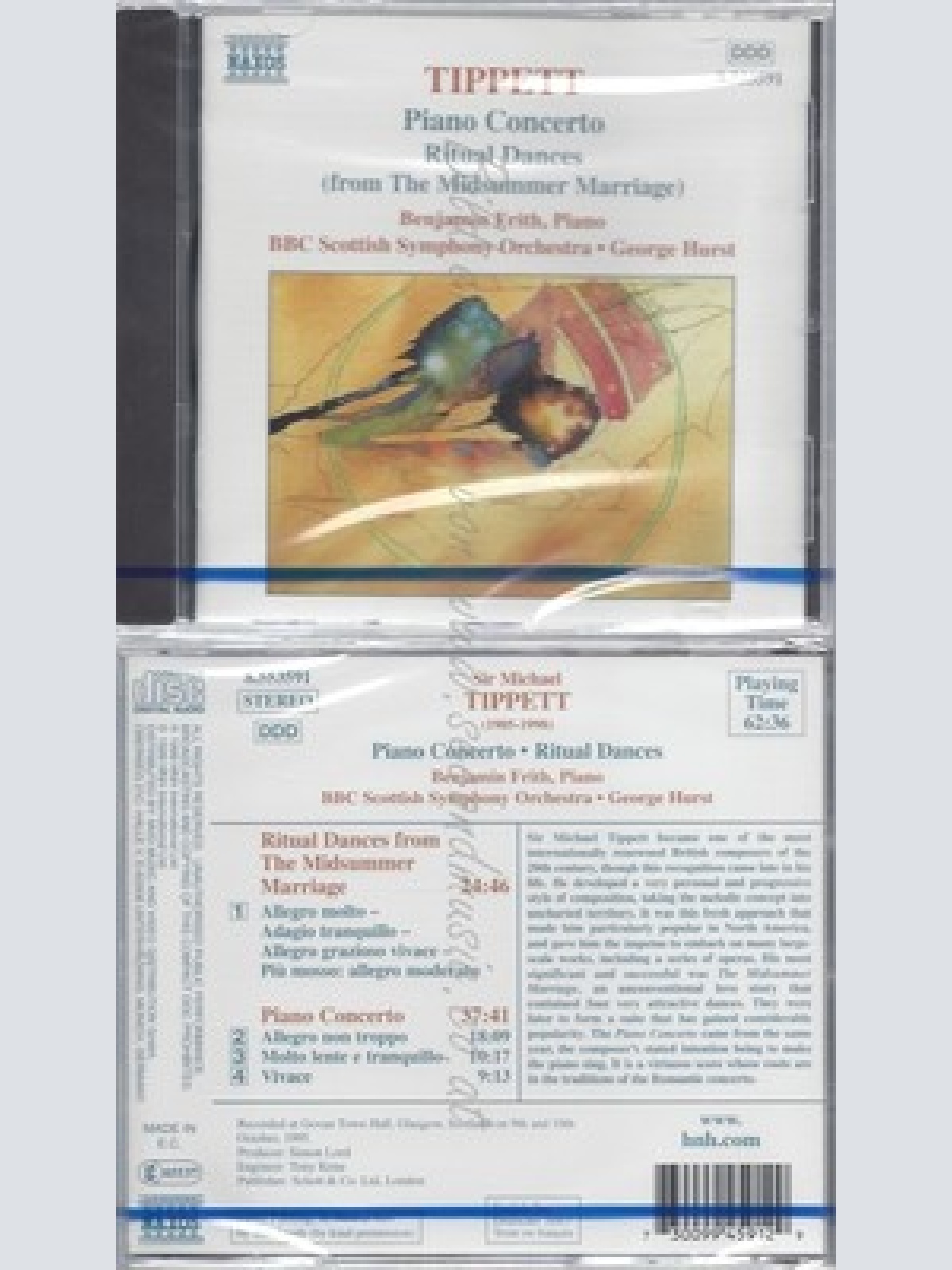 CD--NM-SEALED-BENJAMIN FRITH, HURST, BBC SO UND MICHAEL TIPPETT -KOMPONIST- -19