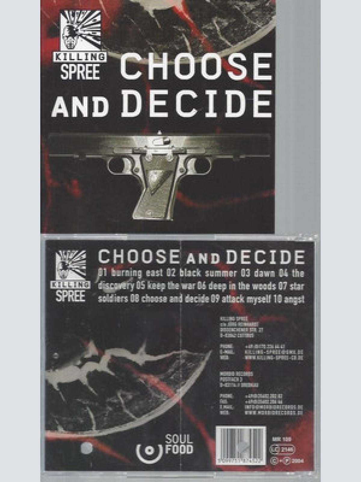 CD--CHOOSE AND DECIDE KILLING SPREE