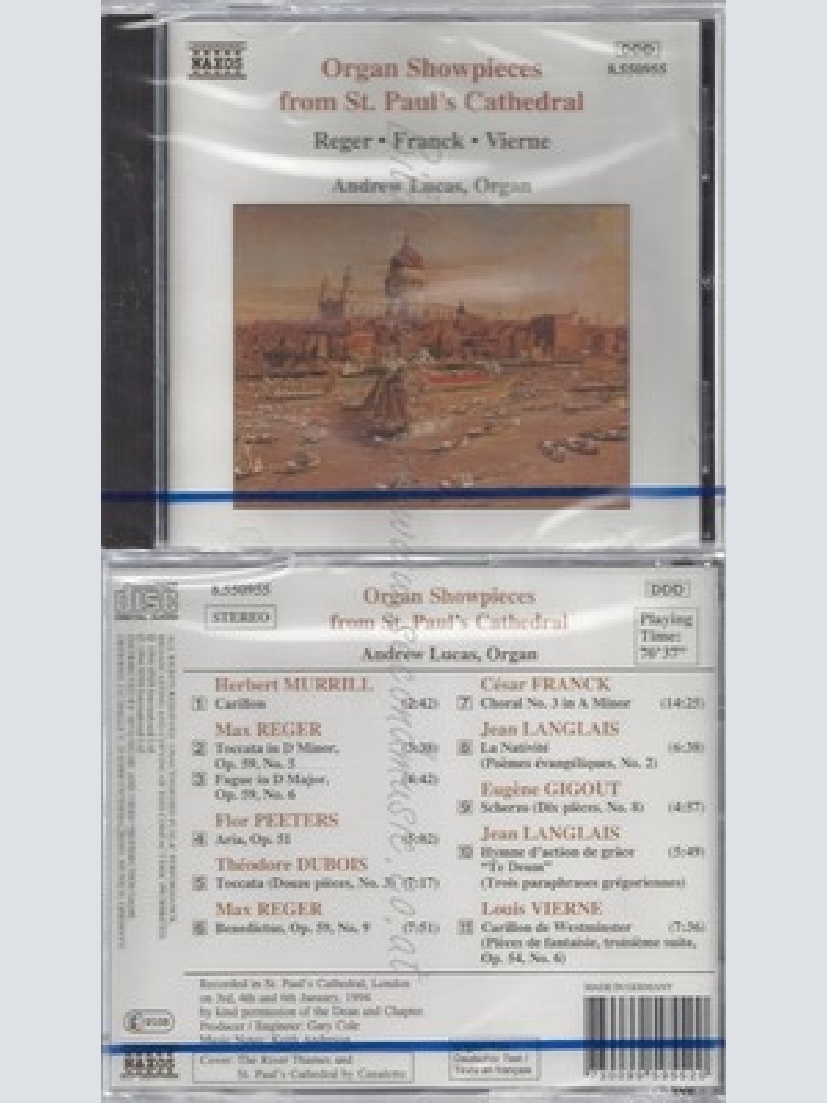 CD--NM-SEALED-ANDREW LUCAS UND VARIOUS -KOMPONIST- -1994- -- ORGAN SHOWPIECES -