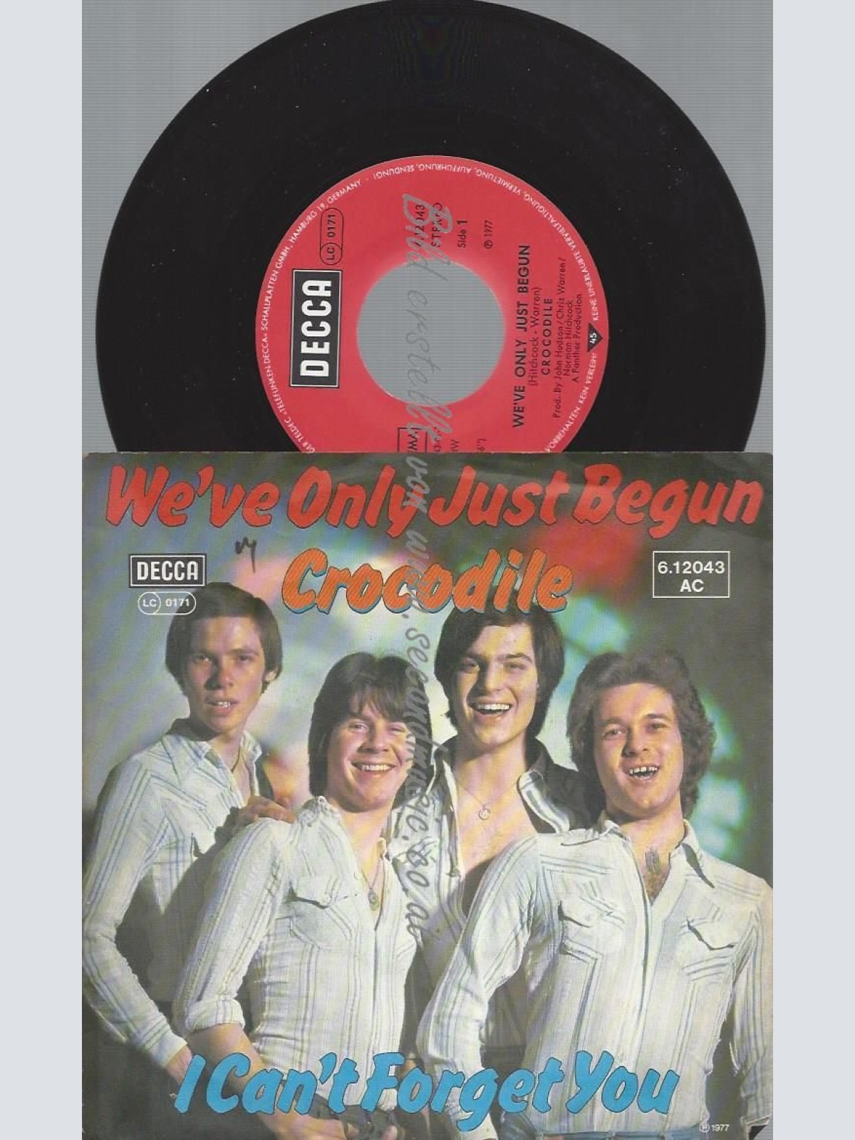 7" Crocodile  We've Only Just Begun // DECCA