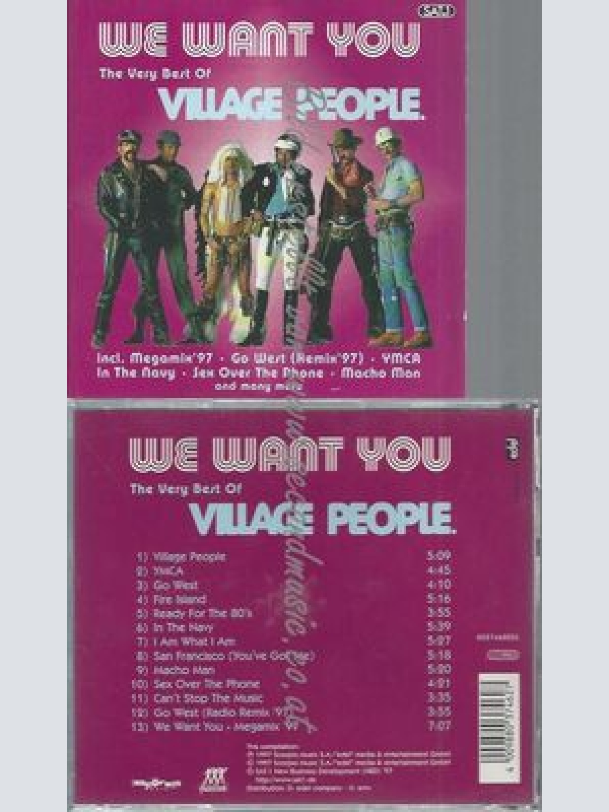 CD--THE VILLAGE PEOPLE--WE WANT YOU: THE VERY BEST OF THE VILLAGE PEOPLE