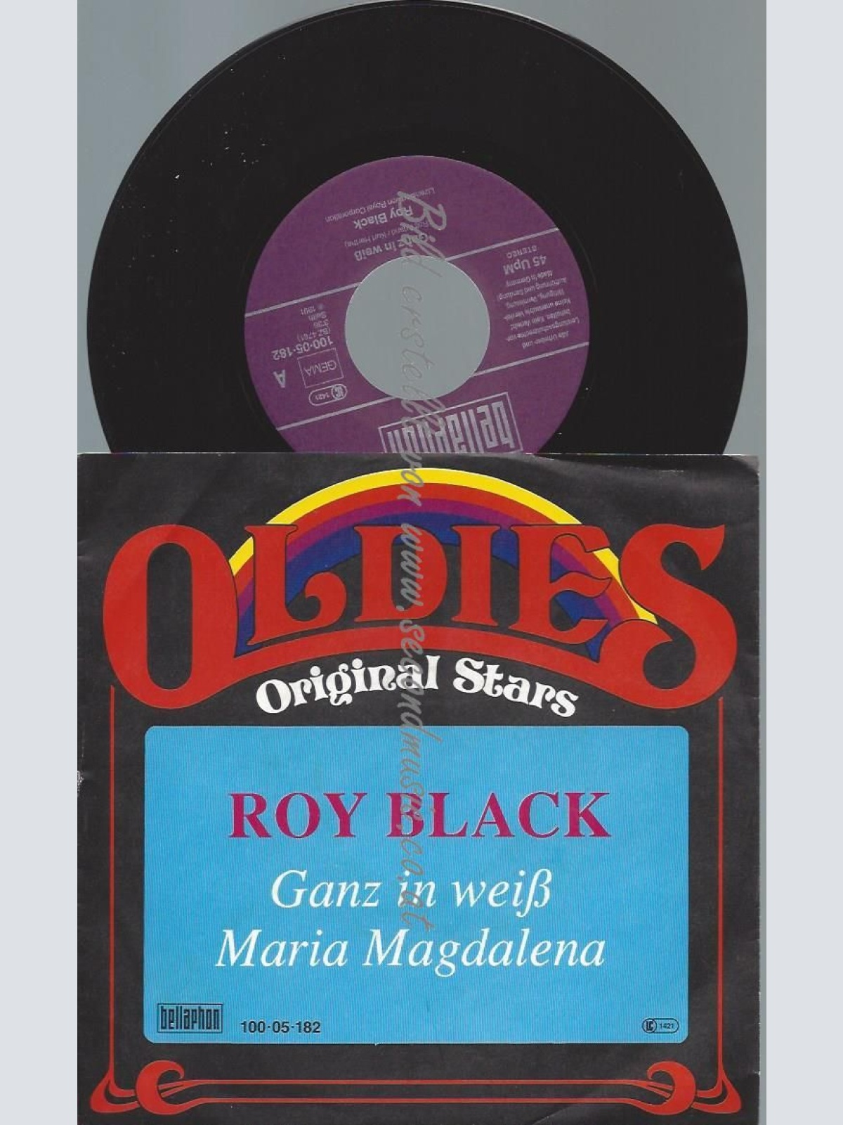 7"   Roy Black – Ganz In Weiß / Maria Magdalena
