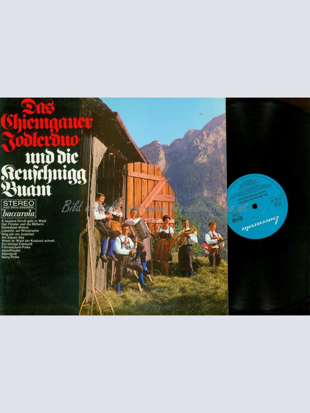 LP--DAS CHIEMGAUER JODLERDUO UND DIE KEUSCHNIGG BUAM