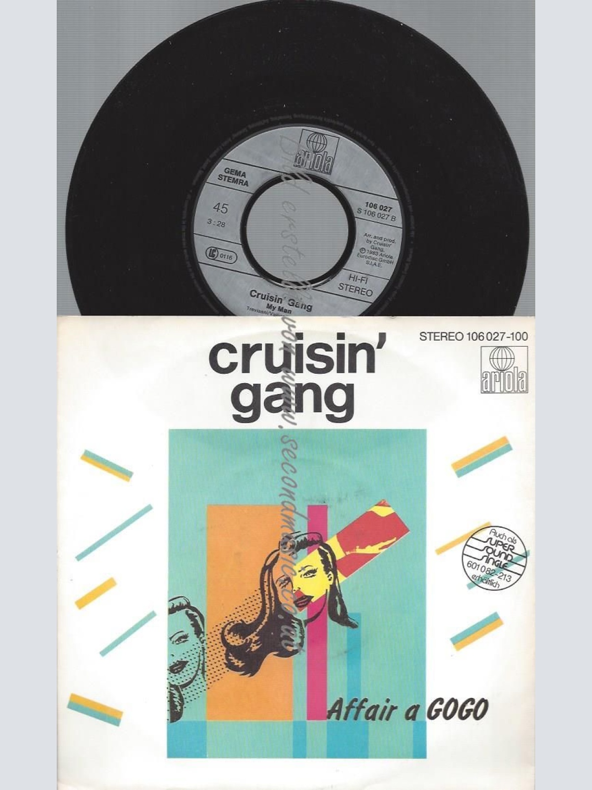 7"  Cruisin' Gang – Affair A Gogo