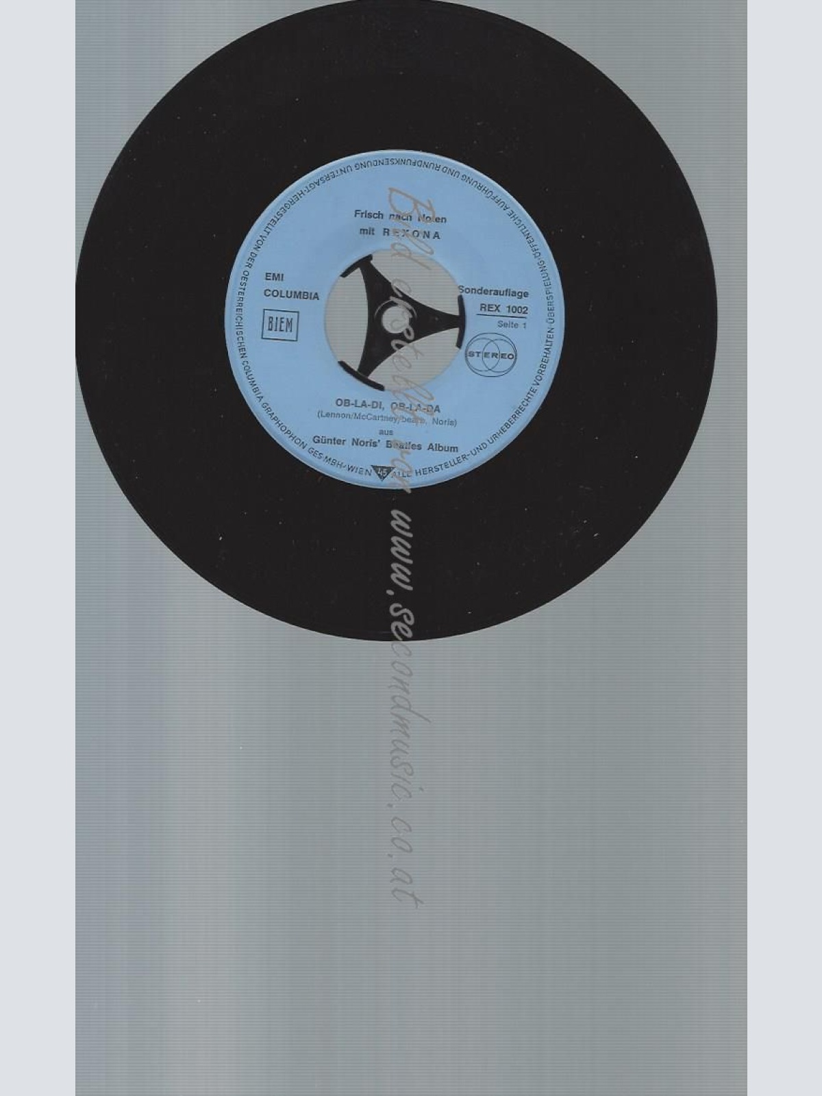 7"   The Beatles   Günter Noris  Frisch Nach Noten Mit Rexona