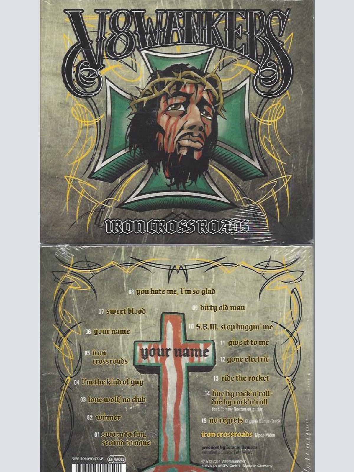 CD-- V8Wankers – Iron Crossroads