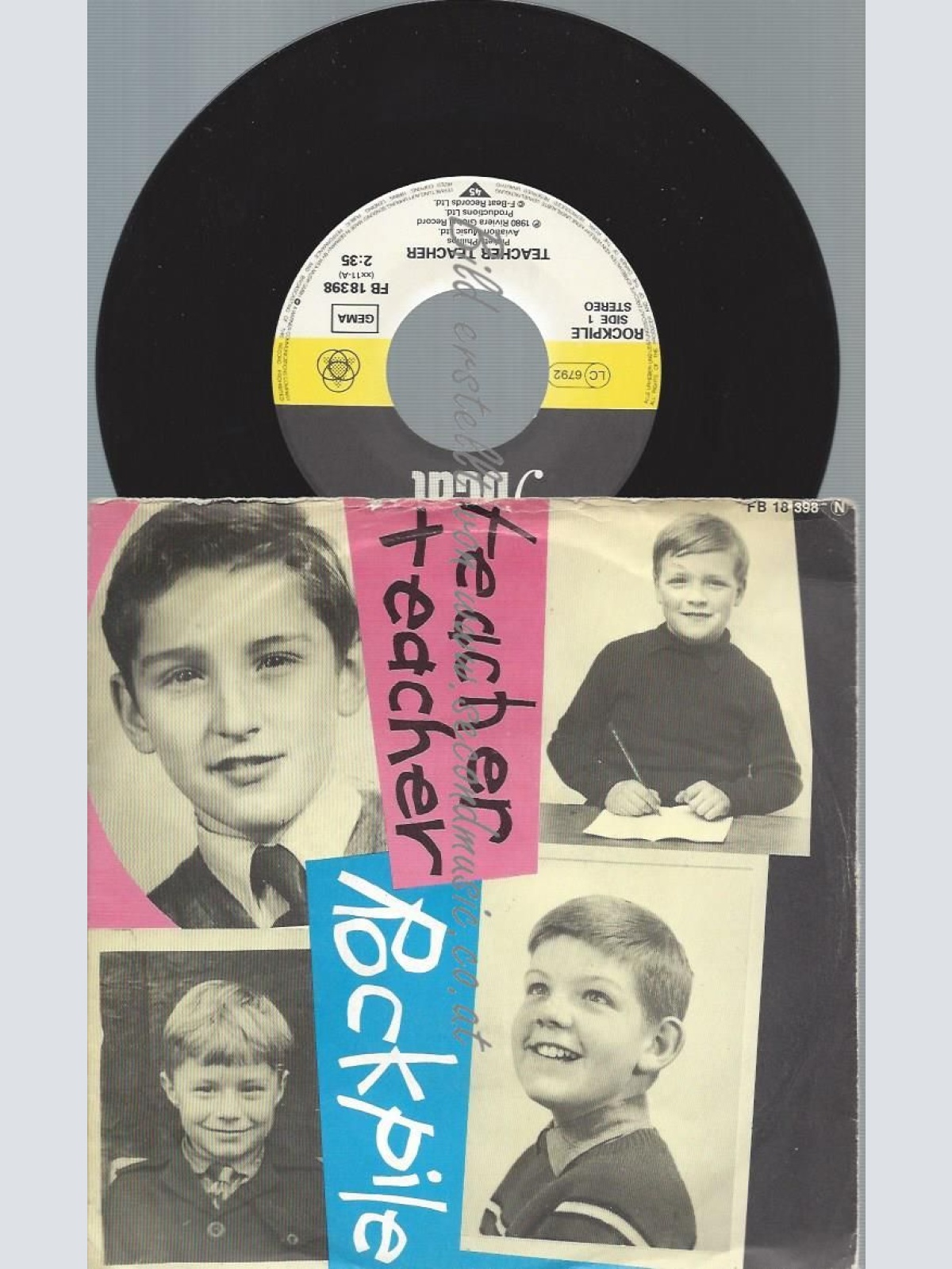 7"    Rockpile – Teacher, Teacher