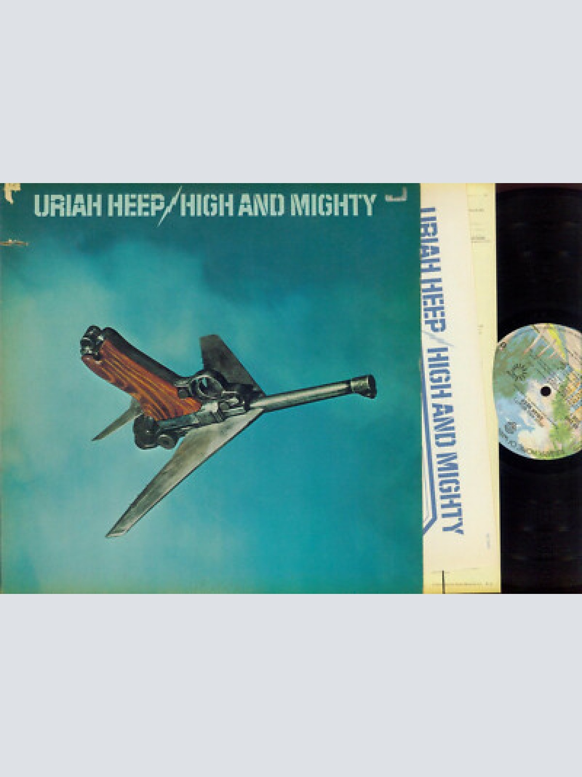LP--Uriah Heep – High And Mighty // US LP //BS2949 -Cutout