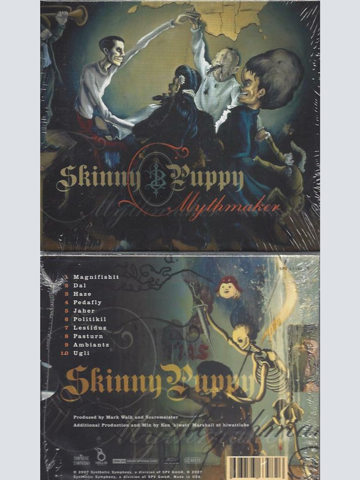 CD--  Skinny Puppy  Mythmaker // Digi