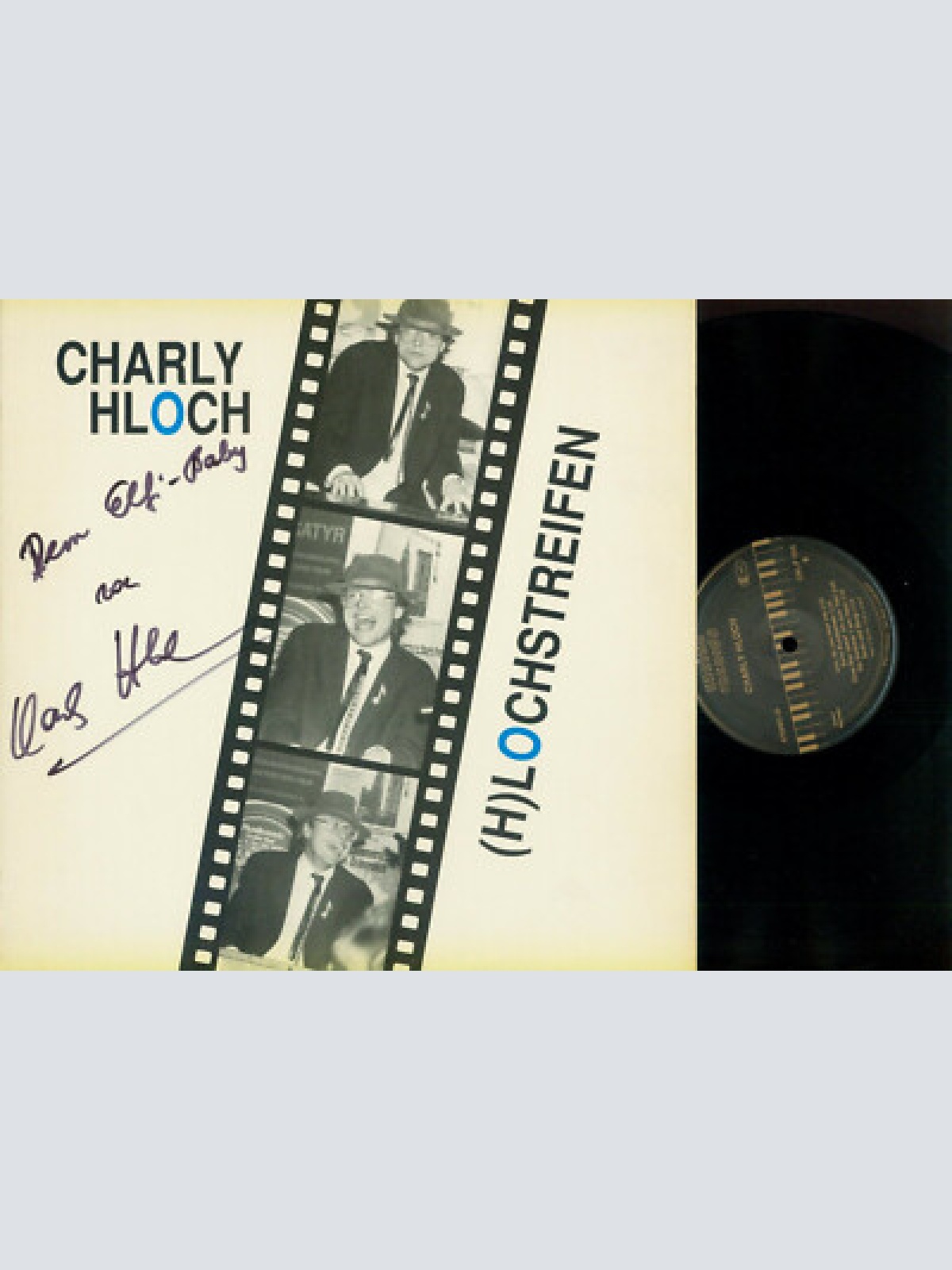 LP- Charly Hloch ‎– (H)Lochstreifen // Signed
