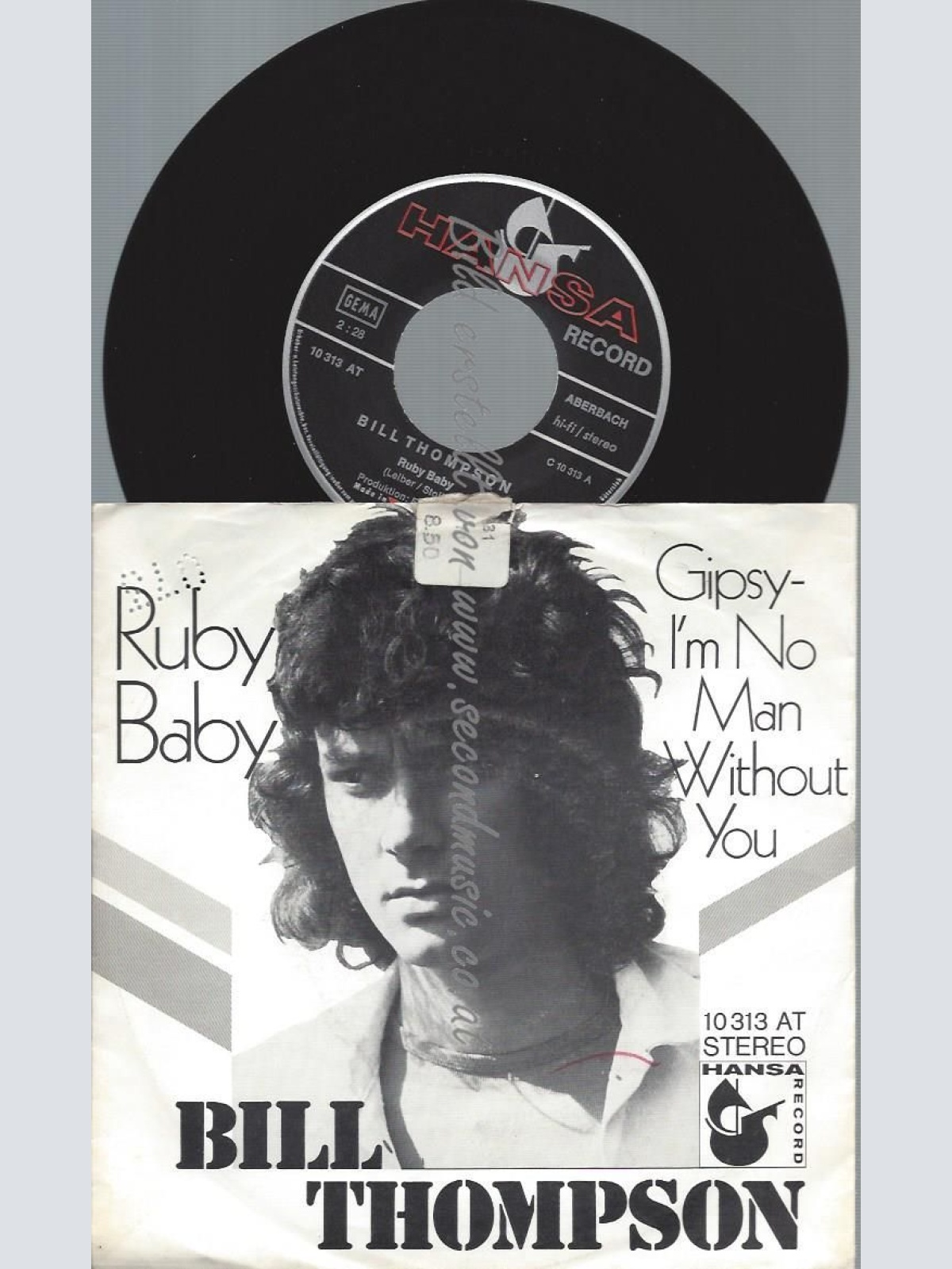 7"  Bill Thompson  Ruby Baby