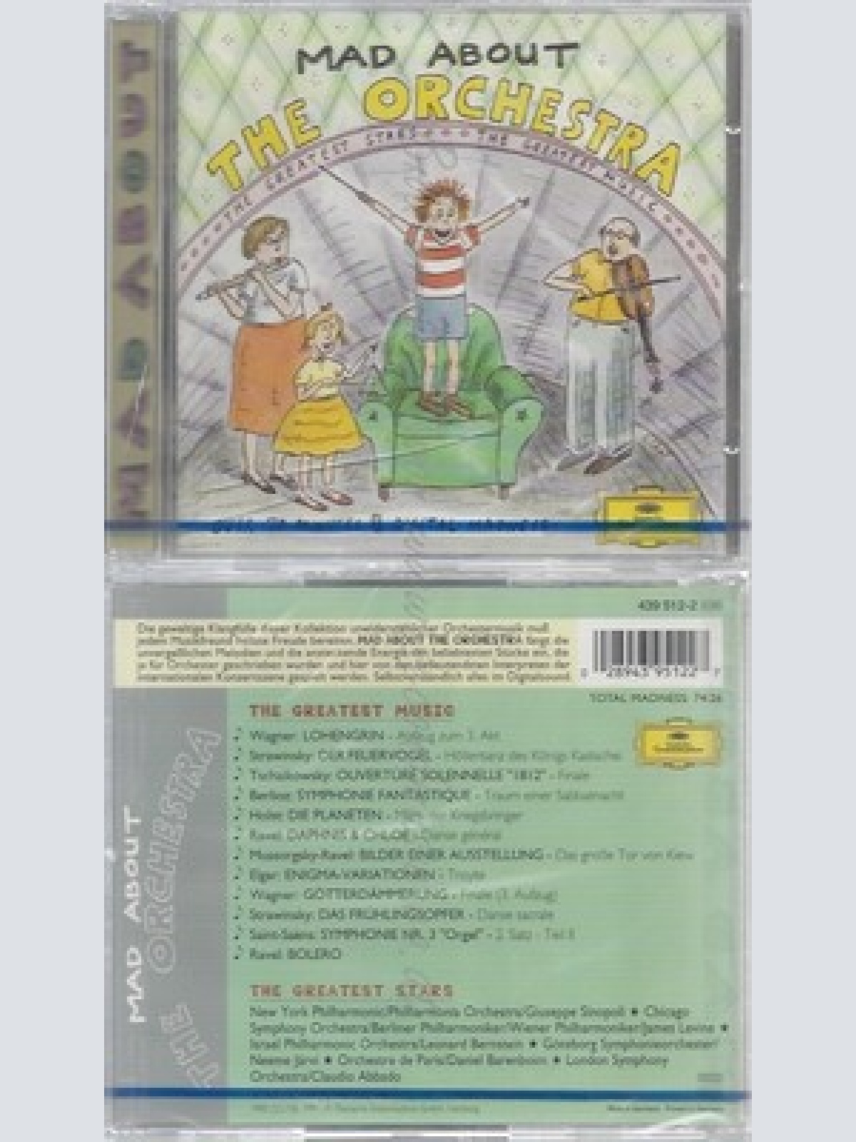 CD--NM-SEALED-NYPO, POL, LSO UND IPO -1996- -- MAD ABOUT THE ORCHESTRA