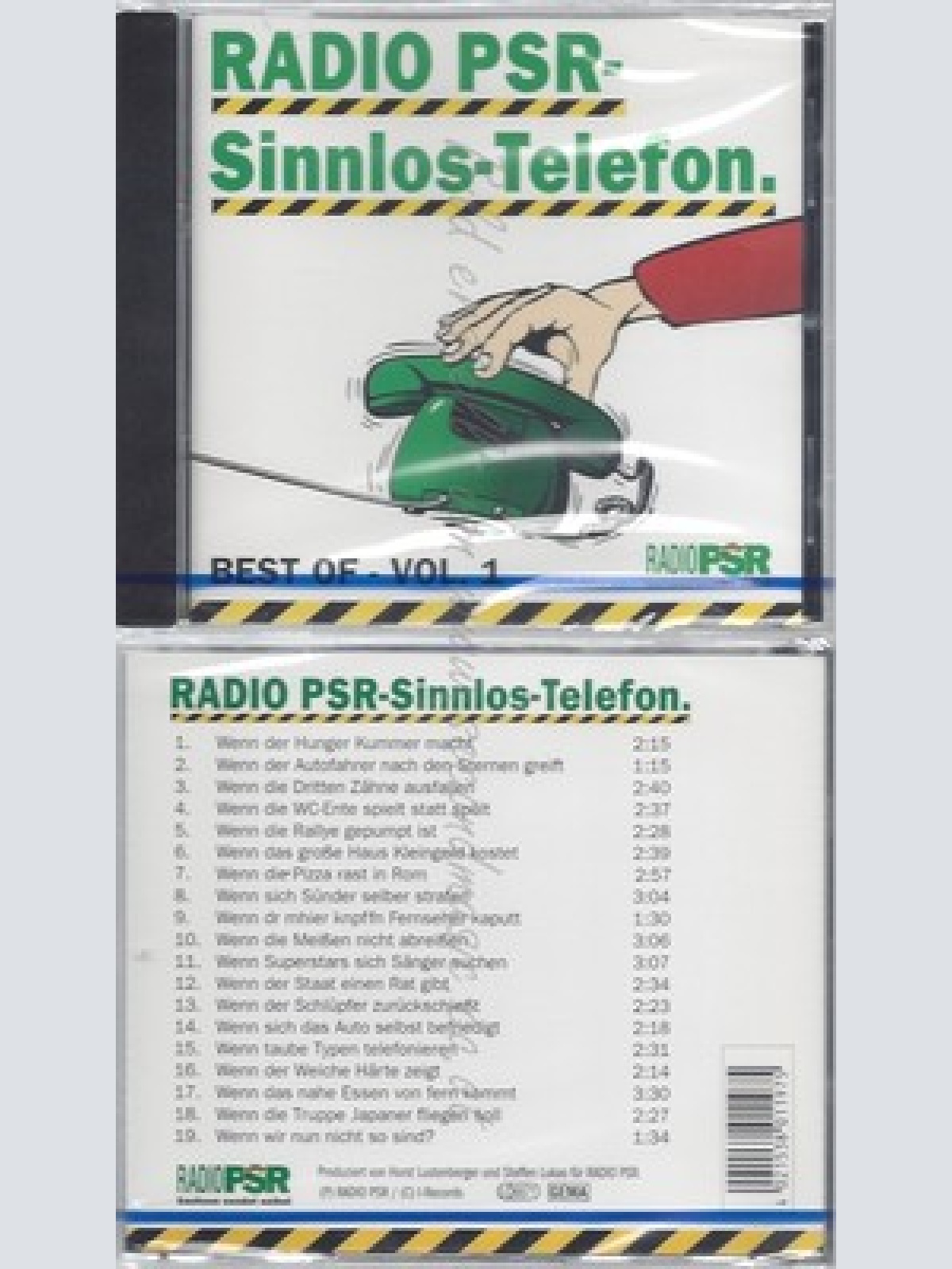 CD--NM-SEALED-RADIO PSR - SINNLOS TELEFON - CD -- BEST OF - VOL. 1