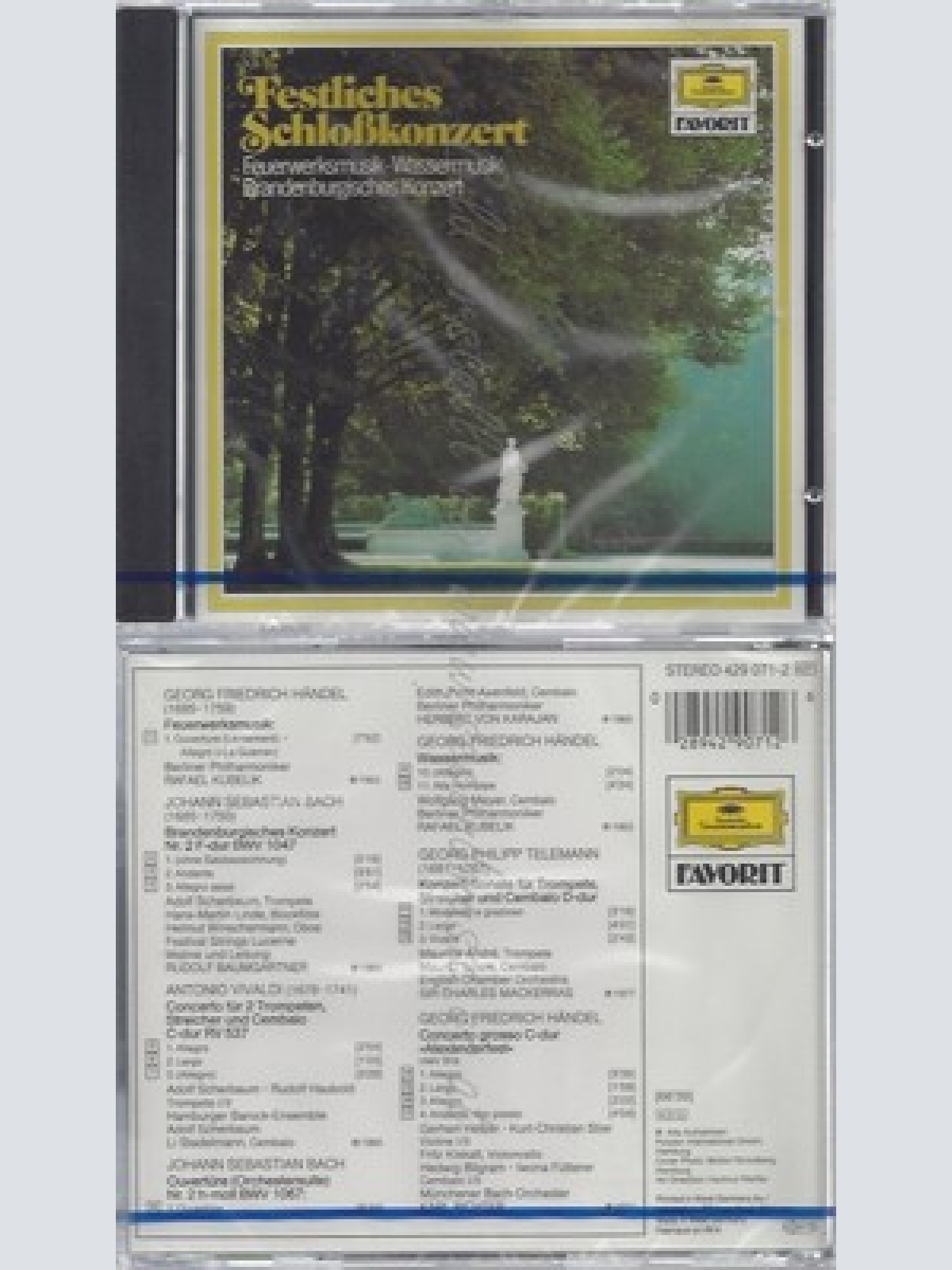 CD--NM-SEALED-KARAJAN, BP, ECO UND HÄNDEL -KOMPONIST- -1990- -- FESTLICHES SCHL