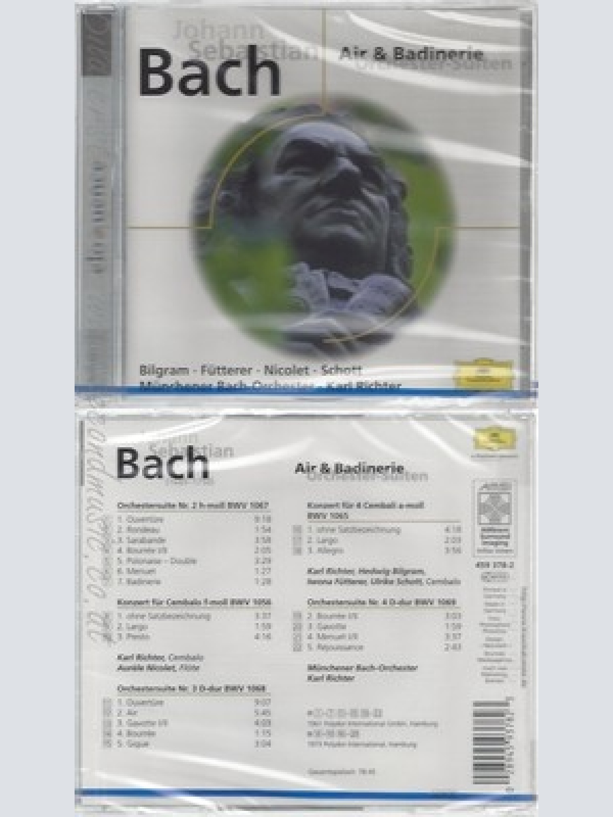 CD--NM-SEALED-ORCHESTEROUVERTÜREN- / KARL RICHTER, MBO UND JOHANN SEBASTIAN BAC