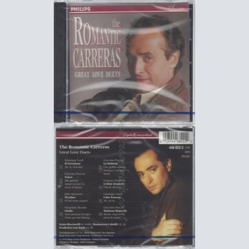 CD--NM-SEALED-JOSE CARRERAS, VERDI -KOMPONIST-, PUCCINI UND MASSENET -1995- --