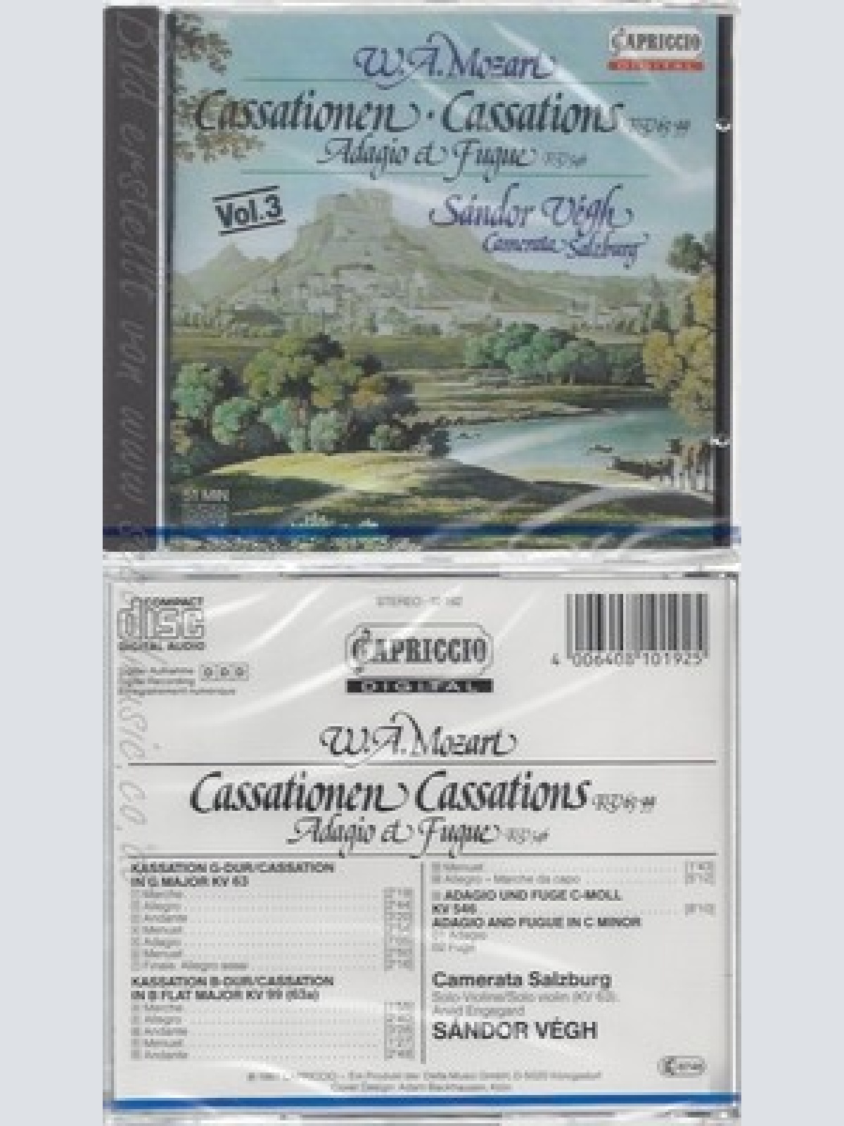 CD--NM-SEALED-FUGE KV546 / ENGEGARD, VEGH, CAMMS UND WOLFGANG AMADEUS MOZART -K