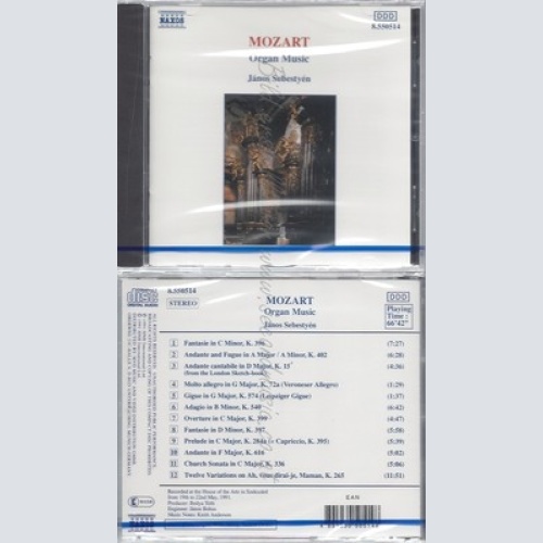 CD--NM-SEALED-JANOS SEBESTYEN UND WOLFGANG AMADEUS MOZART -KOMPONIST- -1993- --