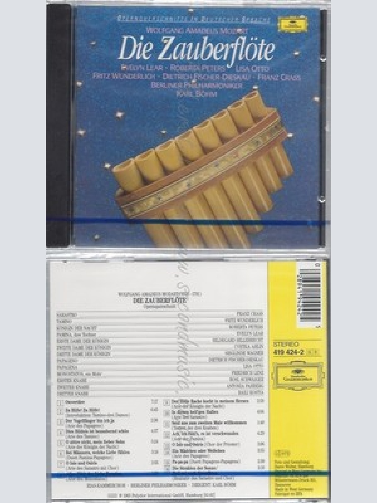 CD--NM-SEALED-LEAR, WUNDERLICH, BÖHM UND BP -1988- -- MOZART: DIE ZAUBERFLÖTE -