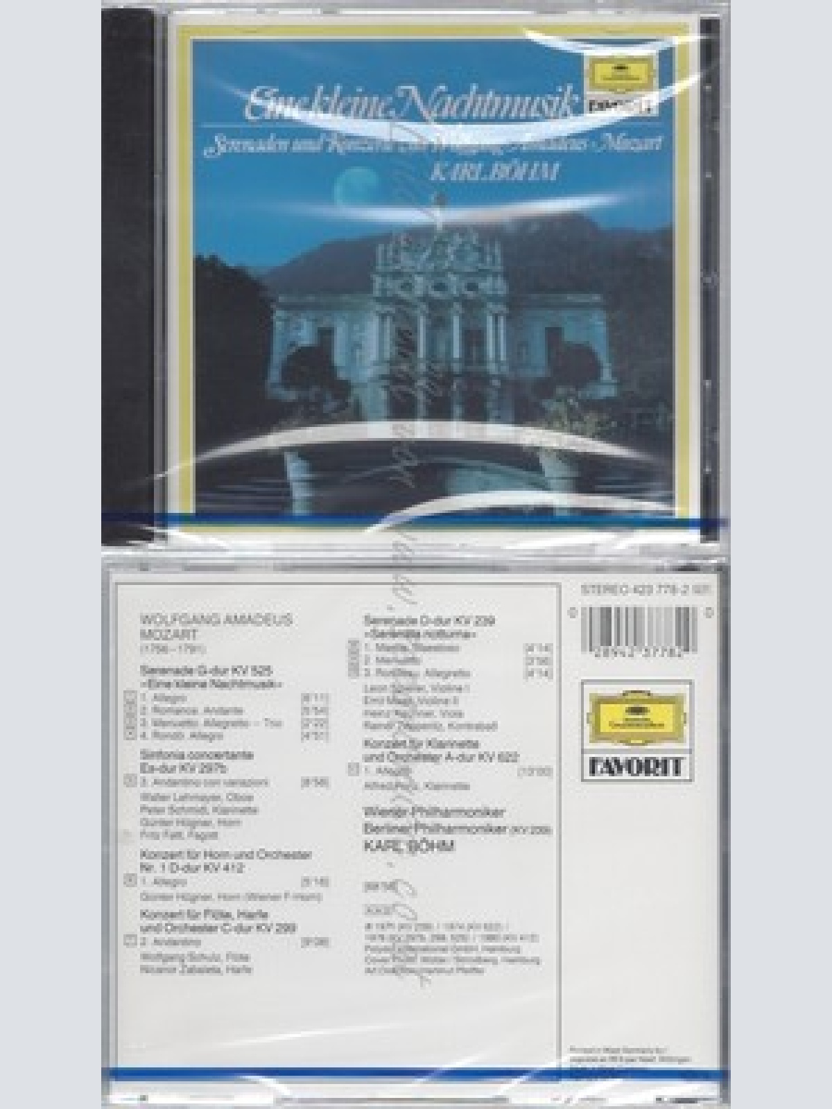 CD--NM-SEALED-KARL BÖHM, WP, BP UND WOLFGANG AMADEUS MOZART -KOMPONIST- -1988--