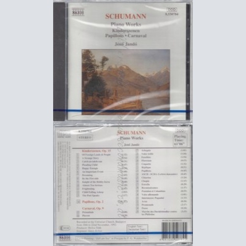 CD--NM-SEALED-JENÖ JANDO UND ROBERT SCHUMANN -KOMPONIST- -1993- -- SCHUMANN: KL