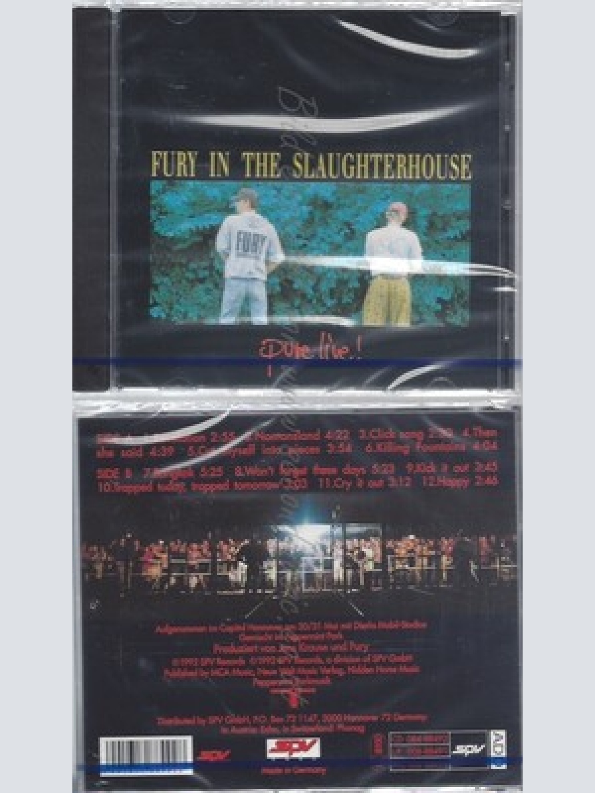 CD--NM-SEALED-FURY IN THE SLAUGHTERHOUSE -1992- -- PURE LIVE