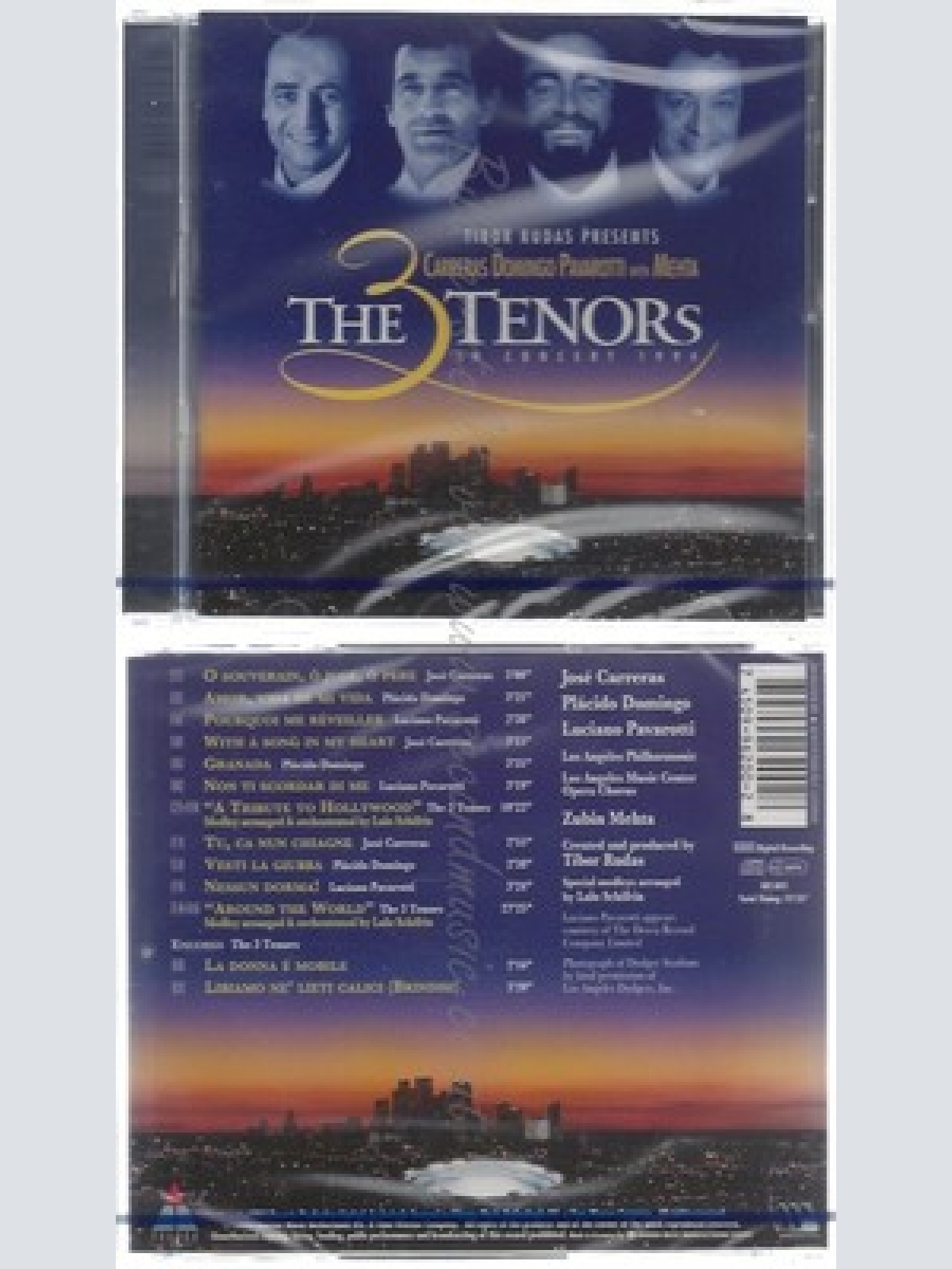 CD--NM-SEALED-CARRERAS, DOMINGO, PAVAROTTI UND VARIOUS -KOMPONIST- -1--THE THRE