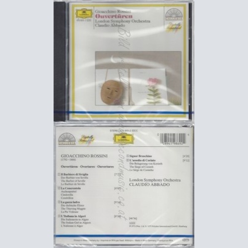 CD--NM-SEALED-CLAUDIO ABBADO, LSO UND GIOACCHINO ROSSINI -KOMPONIST- -1988- --