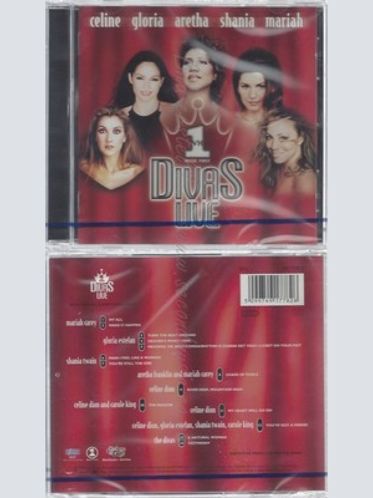 CD--NM-SEALED-DION, ESTEFAN, FRANKLIN UND TWAIN -1998- -- DIVAS LIVE