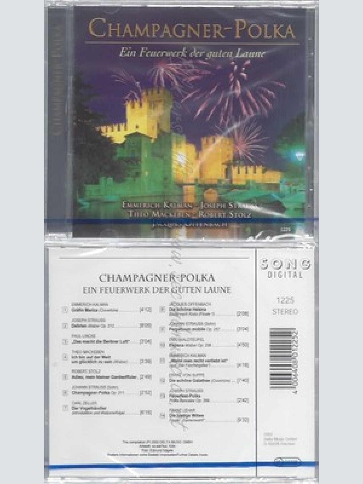 CD--NM-SEALED-CHAMPAGNER-POLKA -1995- -- EMMERICH KALMAN, JOSEPH STRAUSS, PAUL