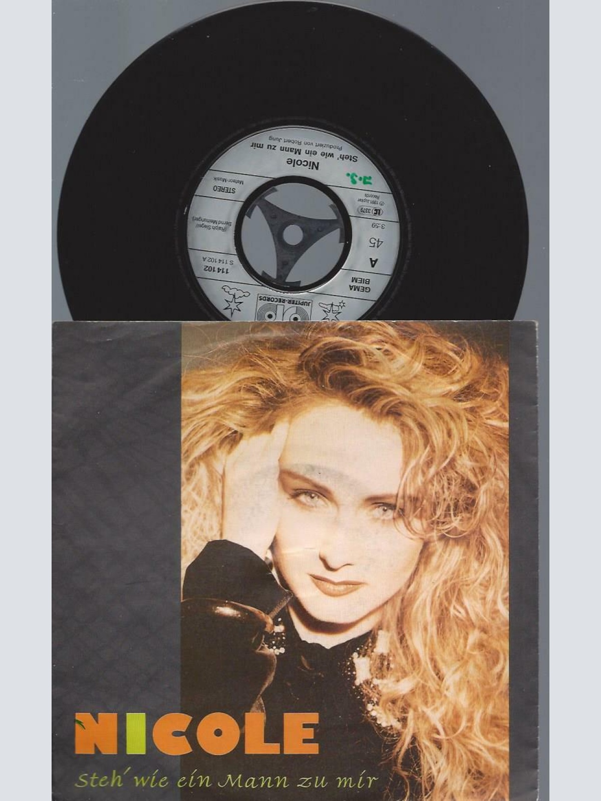 7"   Nicole   Steh' Wie Ein Mann Zu Mir