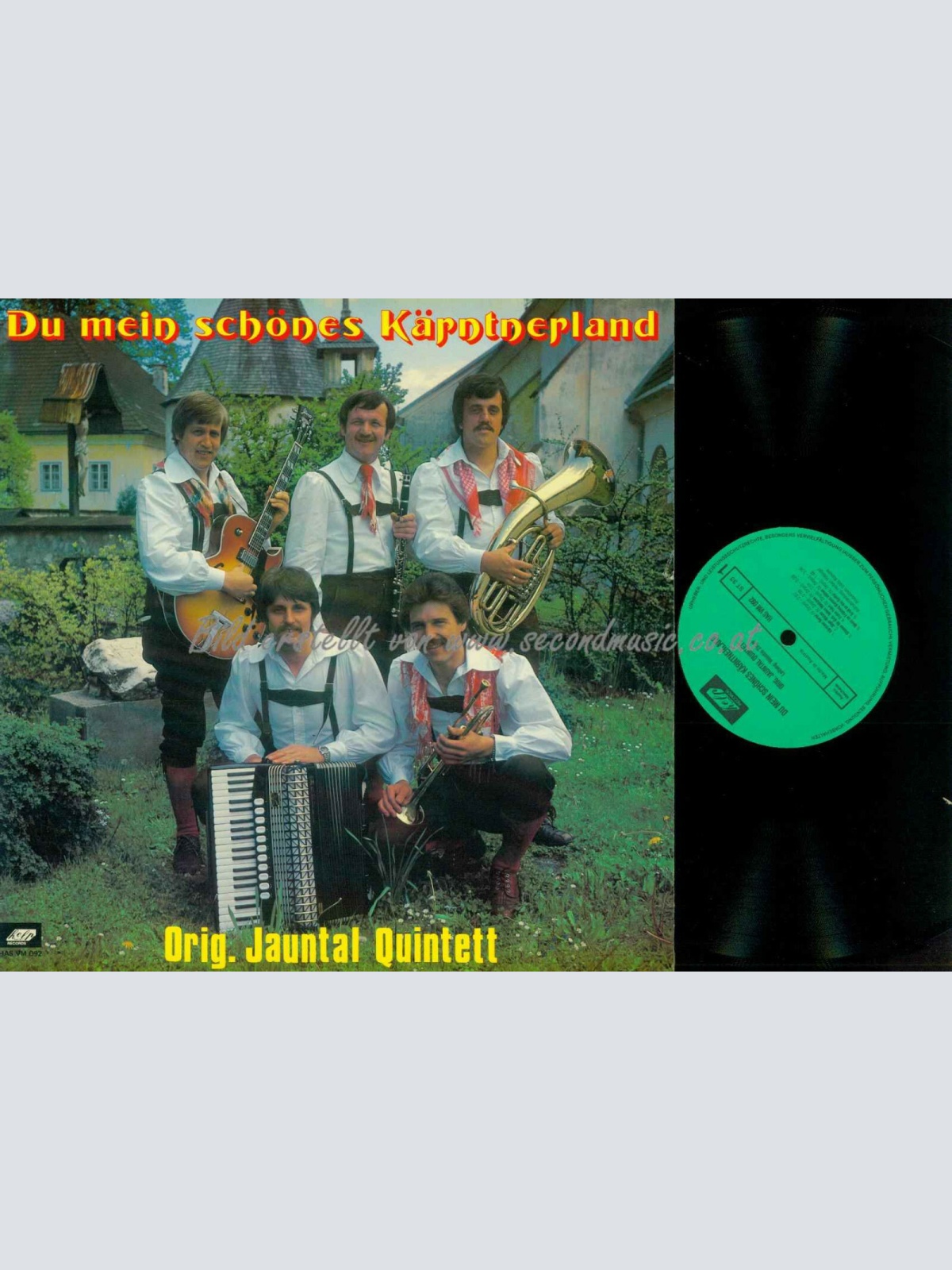 LP-Orig. Jauntal Quintett – Du Mein Schönes Kärntnerland /   NM
