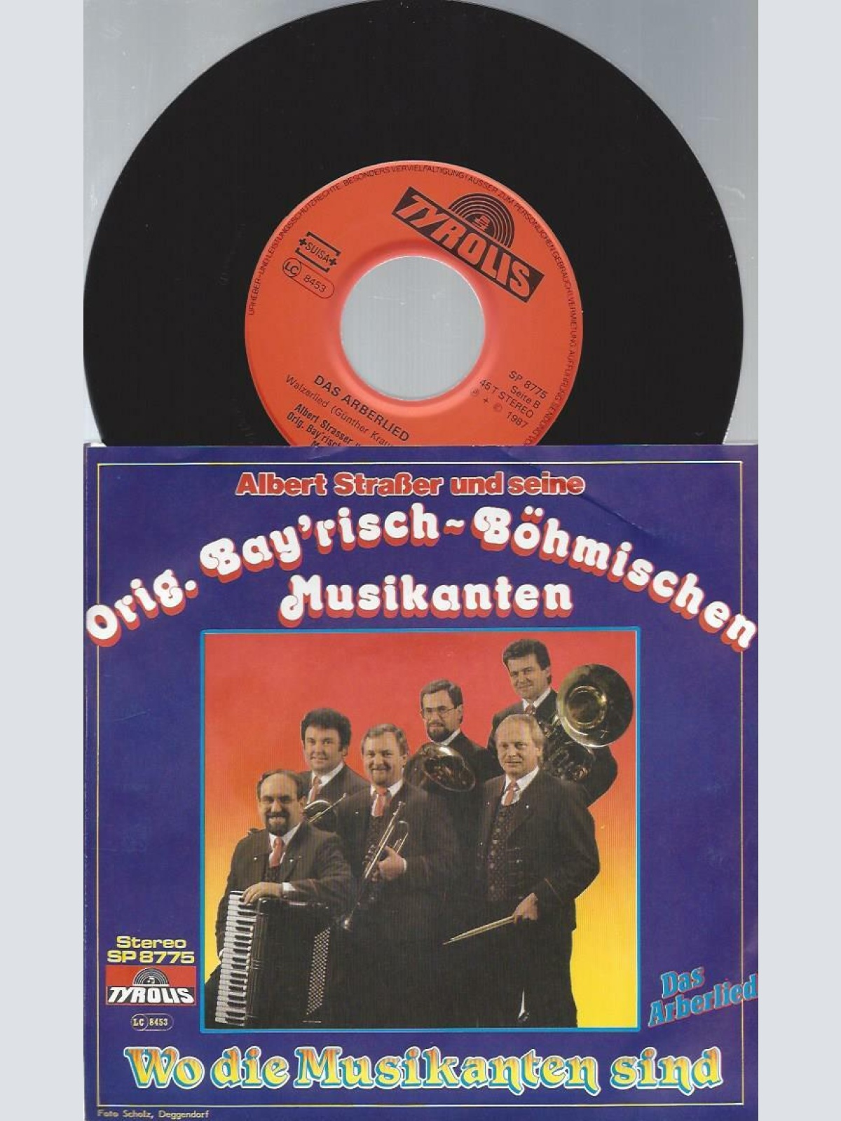 7" Albert Straßer Und Seine Orig. Bay'risch~Böhmischen – Wo Die Musikanten Sind