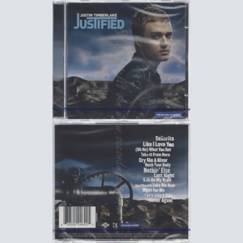 CD--NM-SEALED-JUSTIN TIMBERLAKE -2002- -- JUSTIFIED