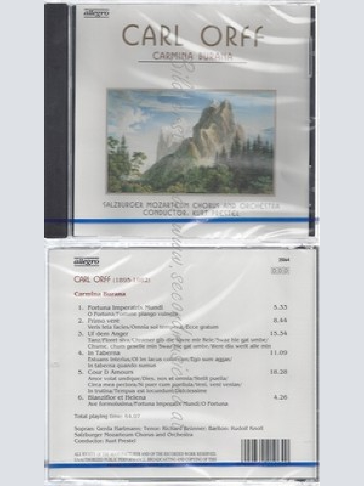 CD--NM-SEALED-VARIOUS UND CARL ORFF -KOMPONIST- -2000- -- ORFF: CARMINA BURANA
